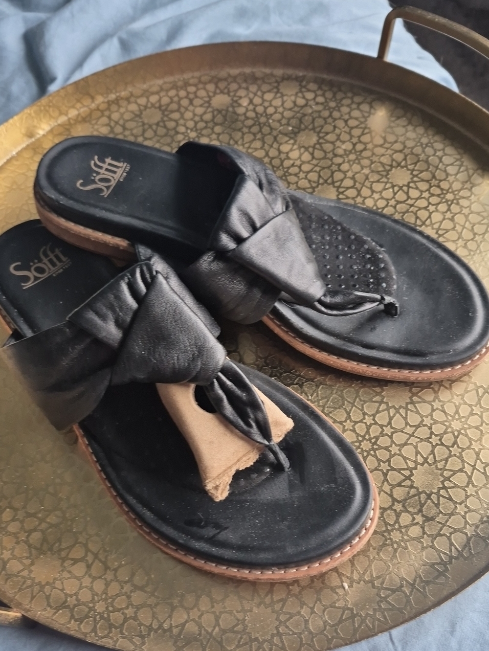 SOFFT LEATHER SANDALS 9.5